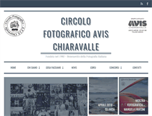 Tablet Screenshot of circolofotoavis.org